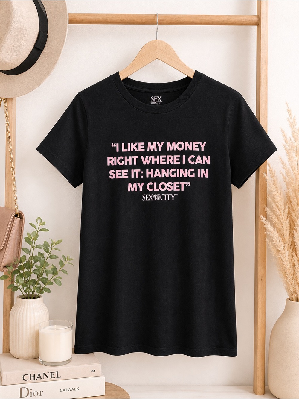 torrid Black Tee with Pink 'Sex and the City' Graphic